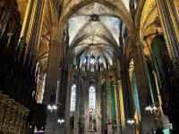 Barcelona: Kathedrale von Barcelona innen