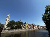 Girona: Stadt am Onyar Fluss