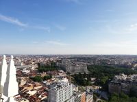 Madrid Blick auf Palacio von Riu