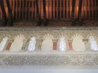 Toledo - Sinagoga - Maurische Fresken und Fenster