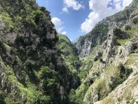Ausblicke bei bestem Wetter - Schlucht des Cares