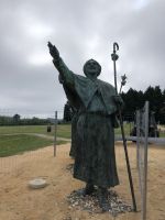 Denkmal des Pilgers am Monto do Gozo