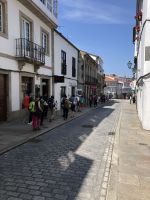 Eberhardt Gruppe in Santiago de Compostela auf dem letzten km