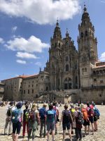 Wir haben es geschafft - Eberhardt Wandergruppe in Santiago de Compostela