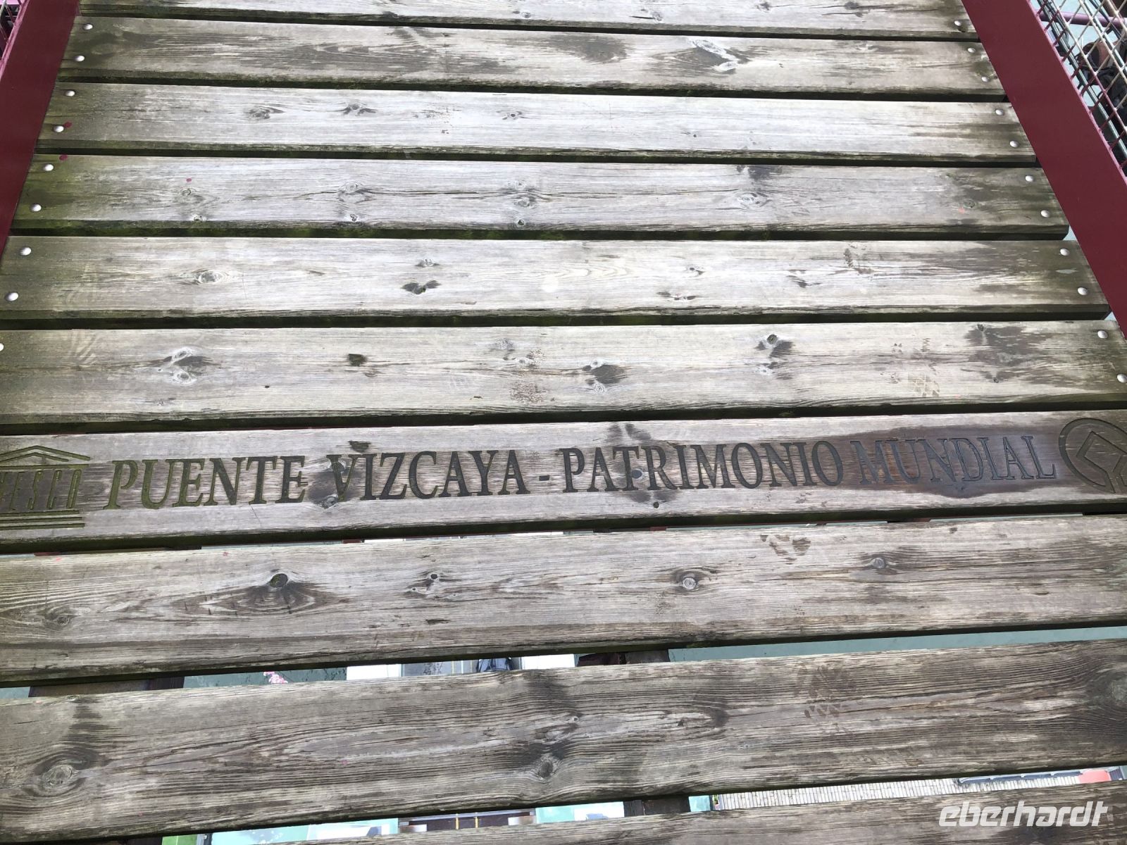 alte Holzdielen - Brücke Vizcaya Bilbao