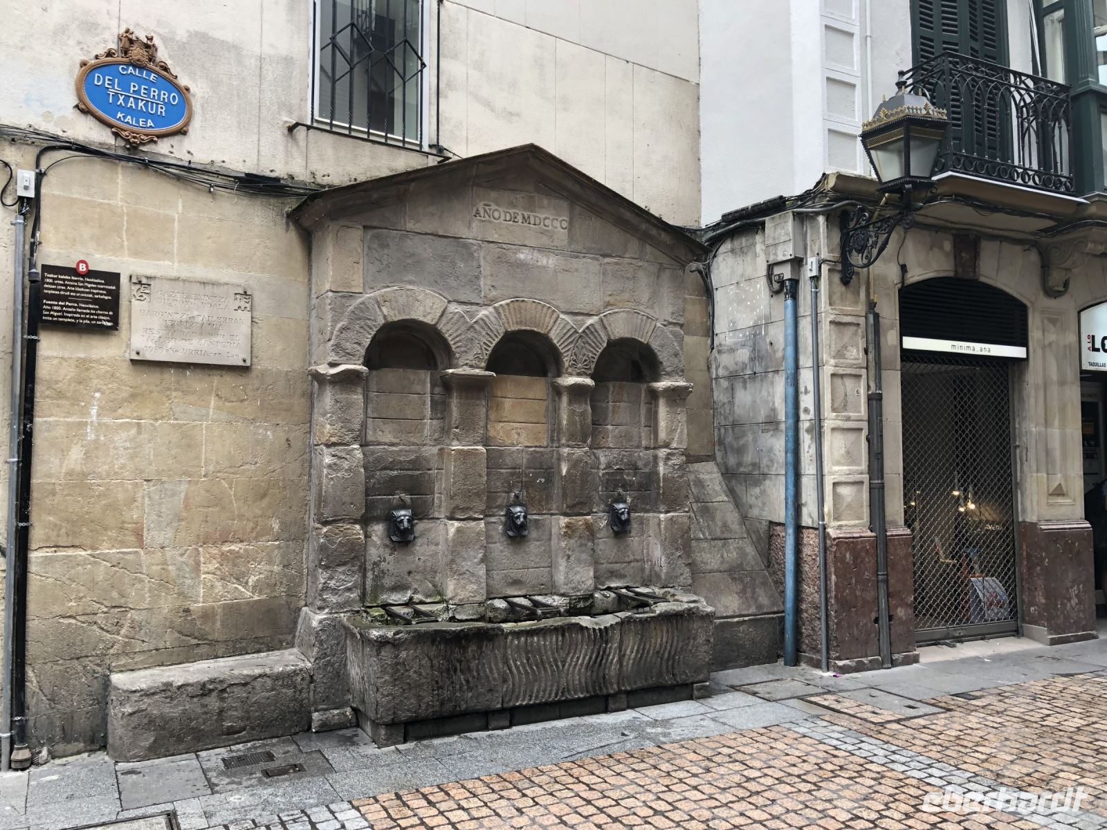 Brunnen Bilbao Altstadt
