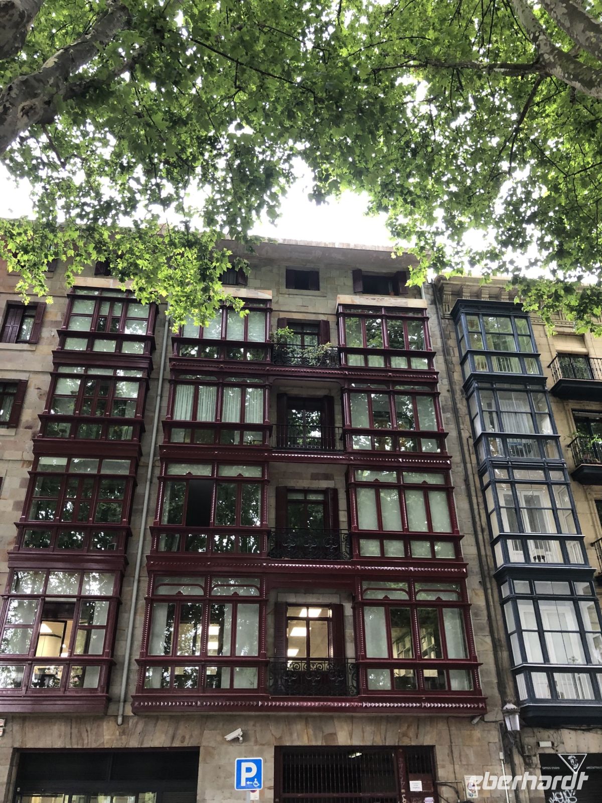 schöne Fassaden Bilbao