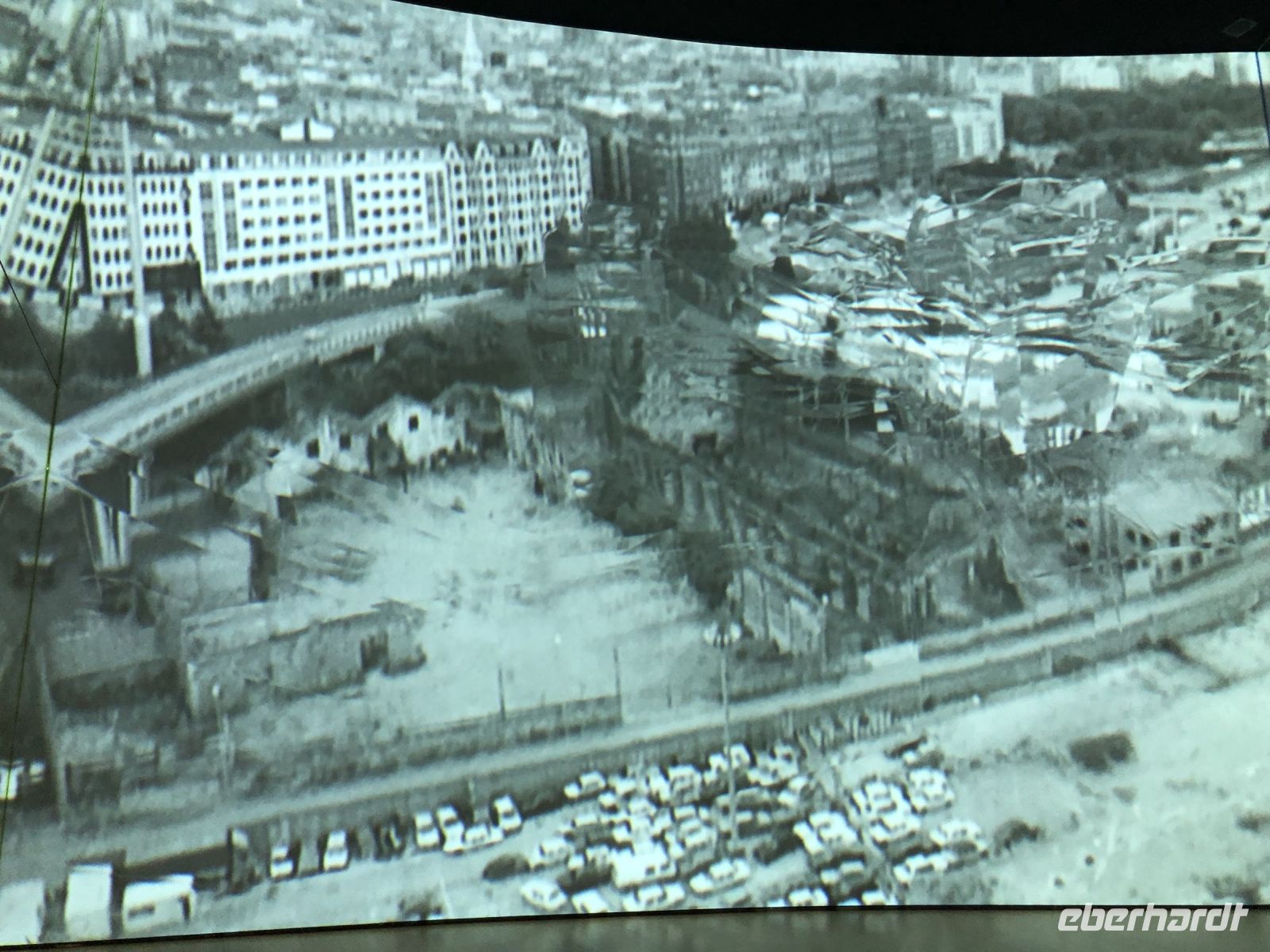 So sahe es vorher aus ... wo heut das Guggenheim Museum steht ....