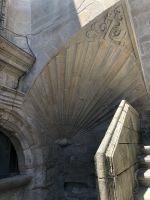 Außendetails der Kathedrale Santiago de Compostela