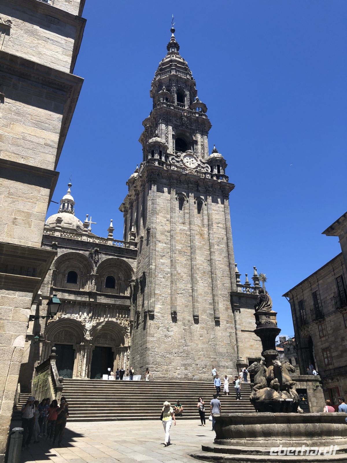Eingangsportal Kathedrale Santiago de Compostela