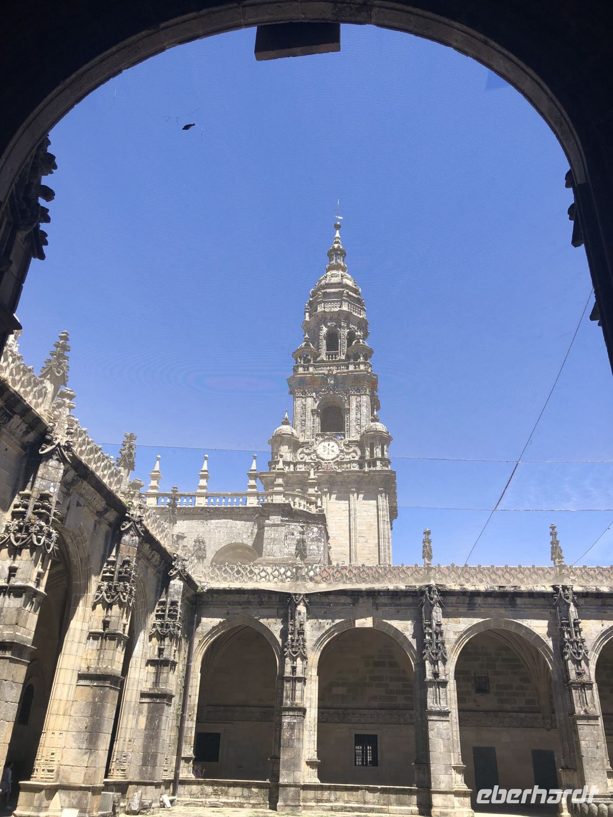 Innenhof Kathedrale Santiago de Compostela