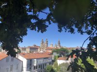 Kathedrale Santiago de Compostela / Blick vom Alameda Park
