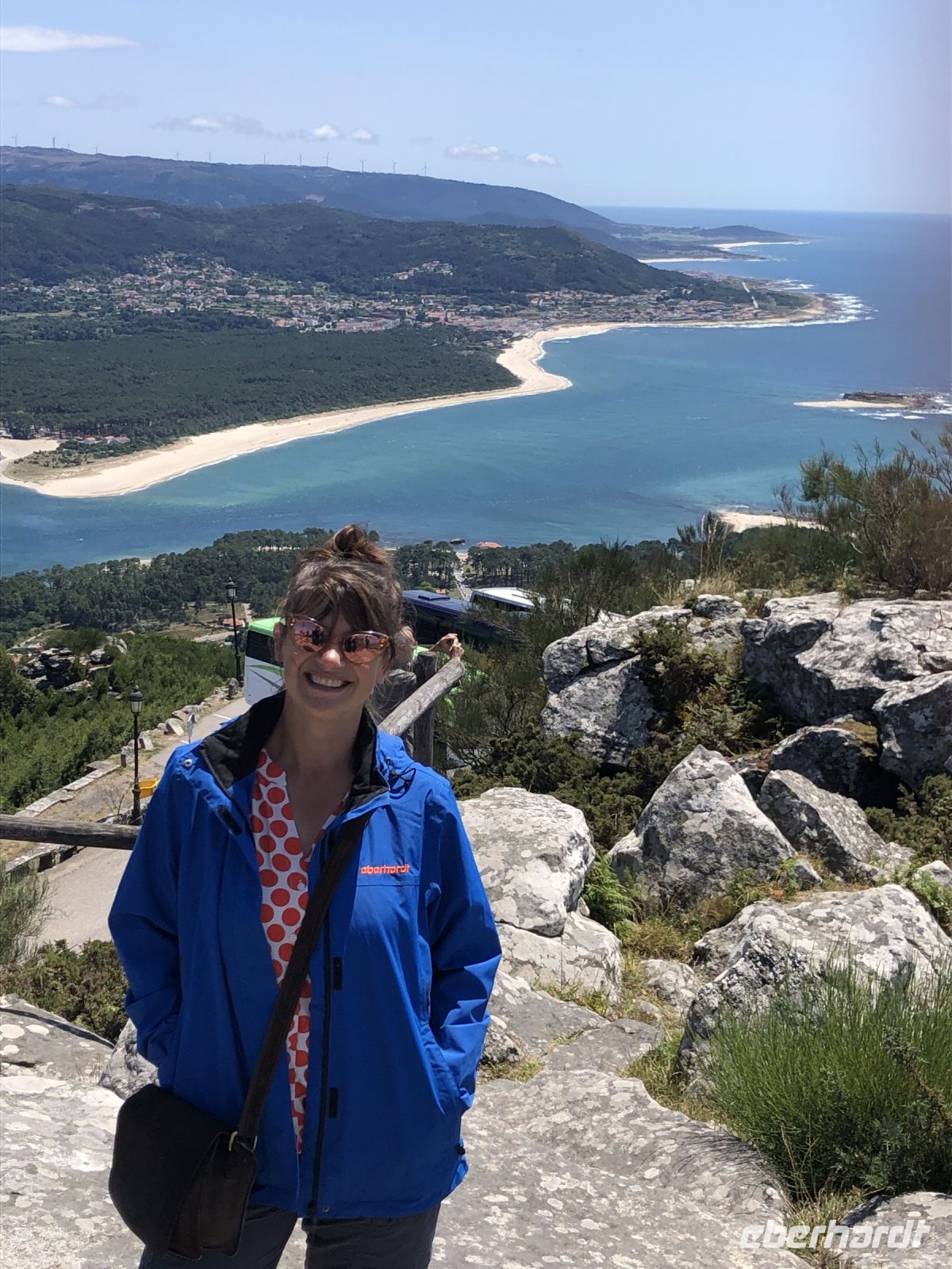 Blick vom Teclaberg Spanien nach Portugal
