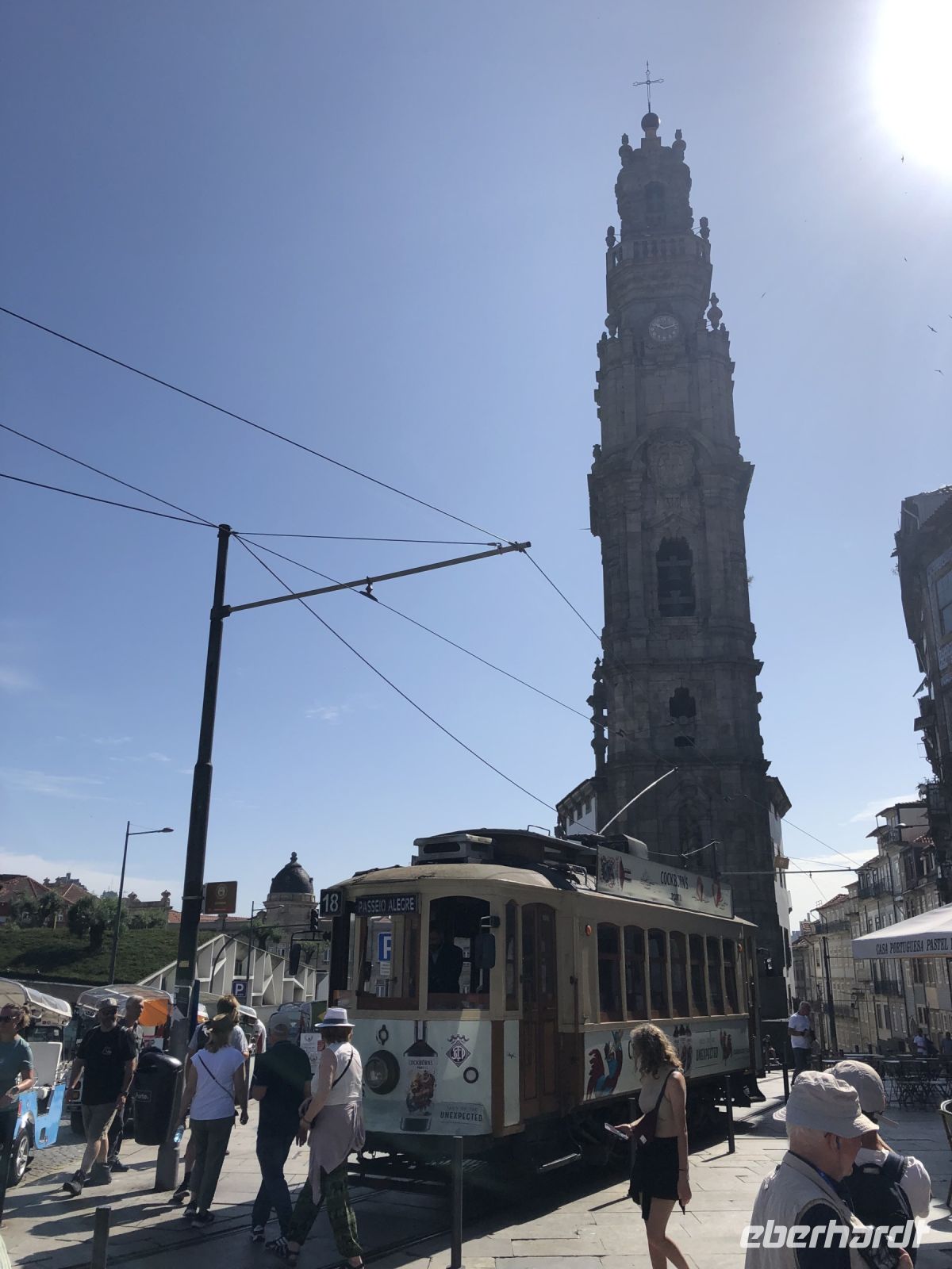 berühmte Straßenbahn Portos