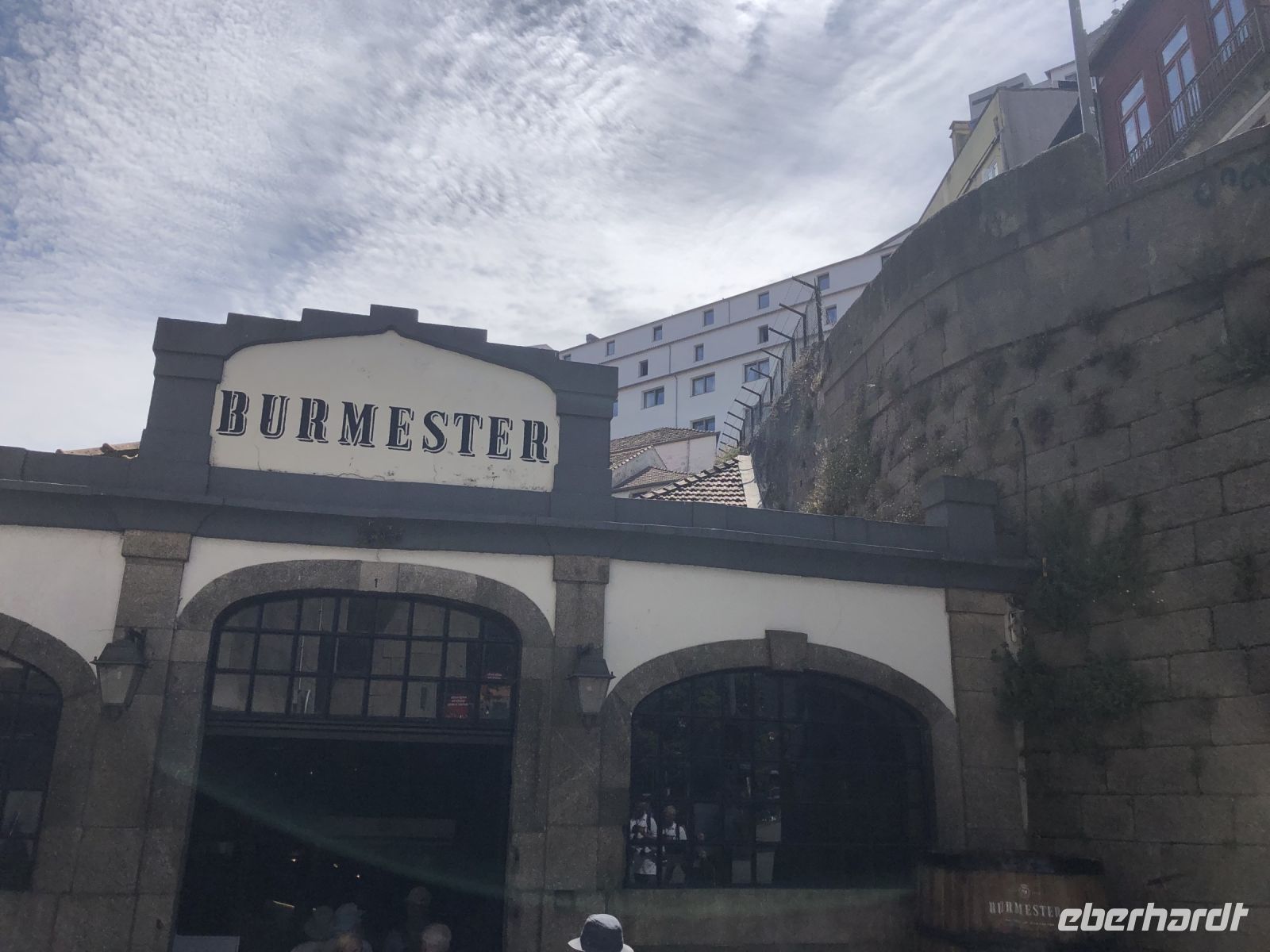 Eingang zum Portweinhersteller Burmester