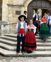 Folkloretanz-Paar Santander