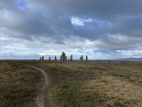 Menhires von Manuel Paz in A Coruna