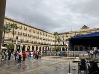 Eberhardt Reisegruppe auf dem Plaza de Constitución