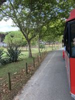 Fahrt mit der Touristenbahn im Magdalenen Schloßpark