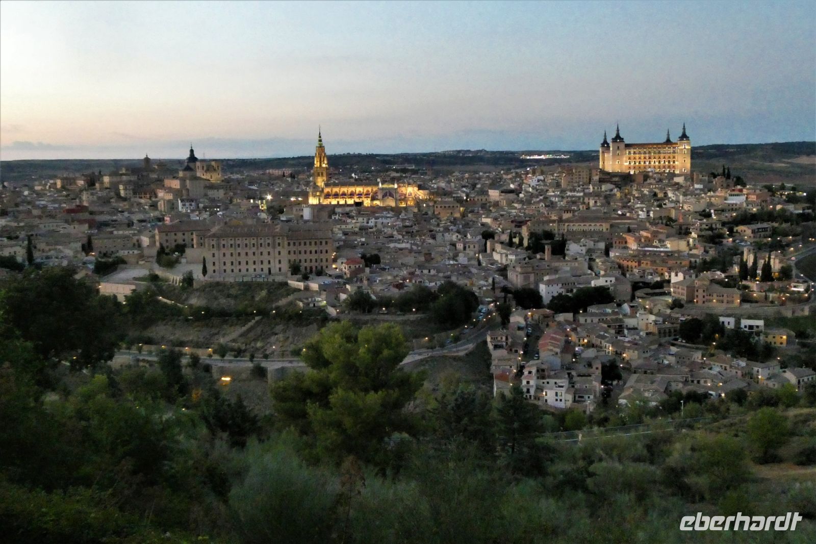 Abendstimmung über Toledo