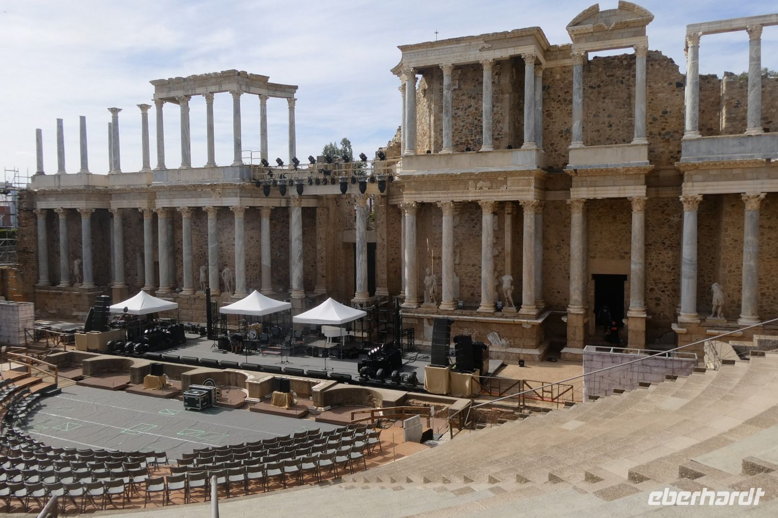 im römischen Theater von Merida