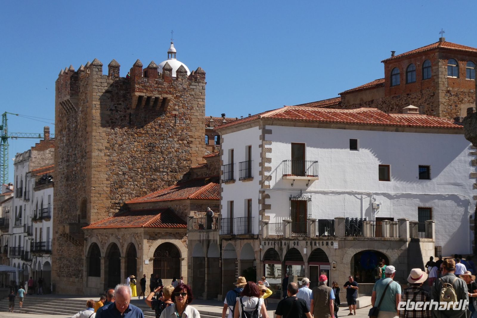 an der Plaza Mayor in Cáceres