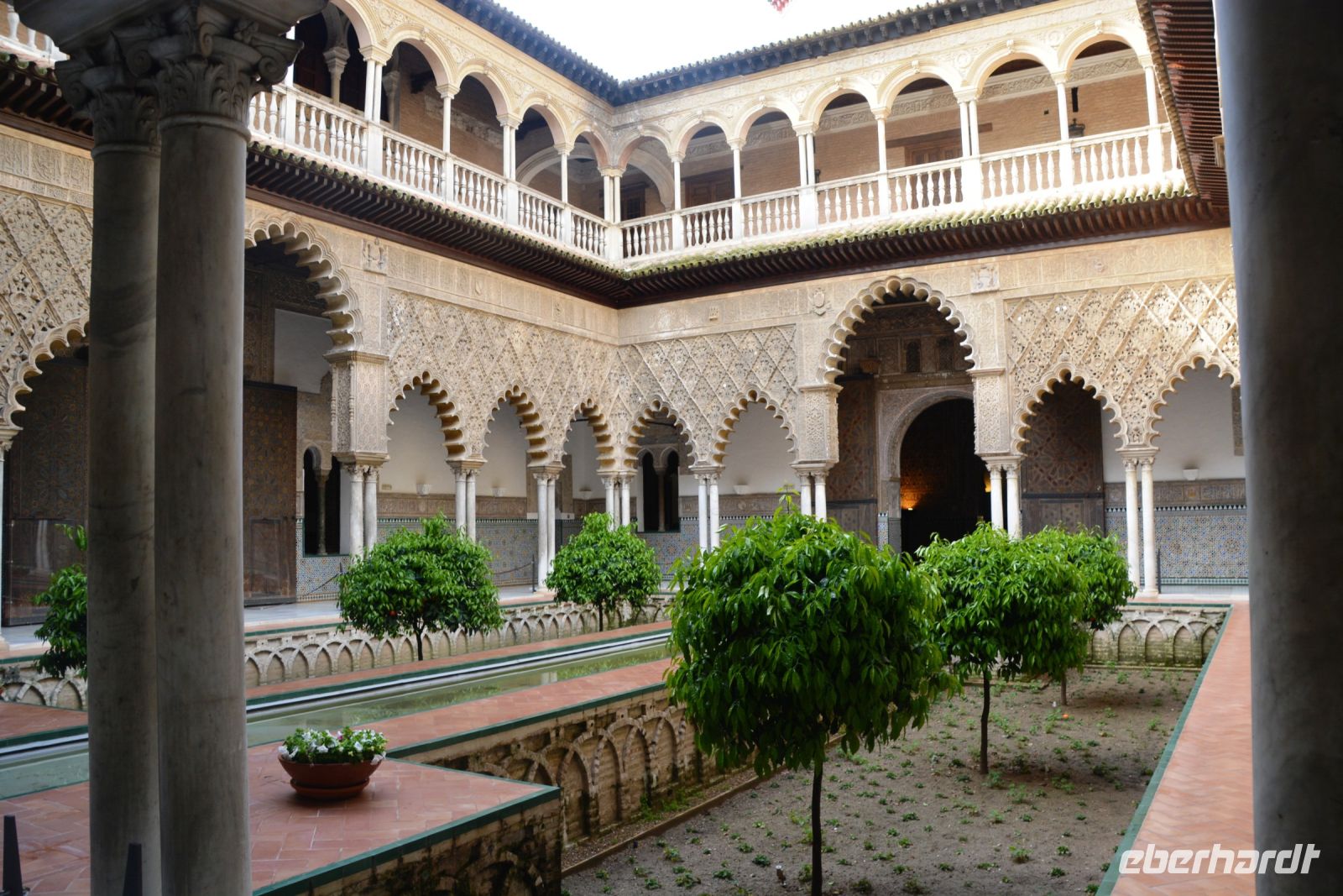 Patio im Alcazar von Sevilla