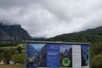 Der Naranjo de Bulnes - wie Sie sehen, sehen Sie nichts! 