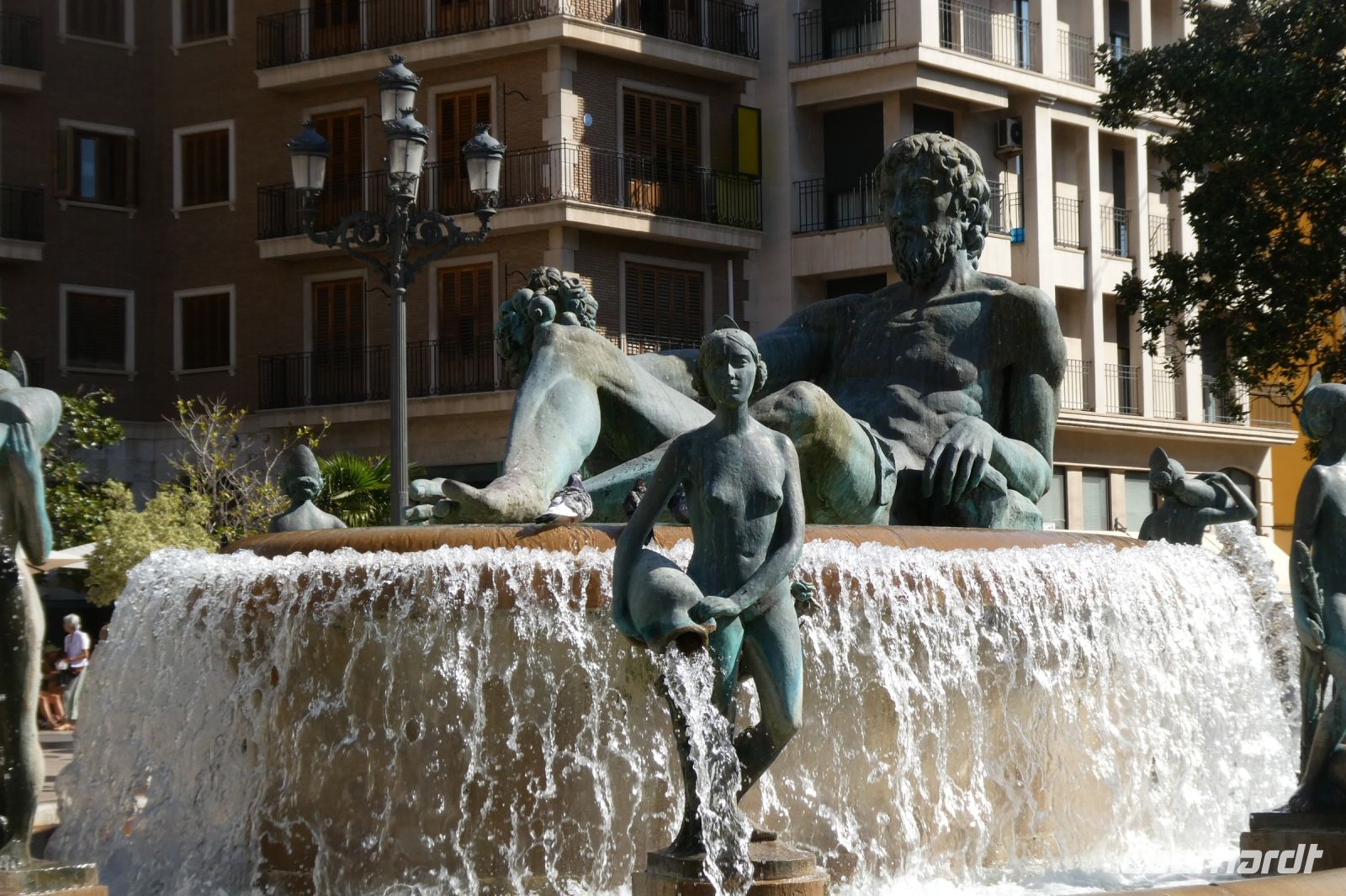 Turia-Brunnen mit Neptun