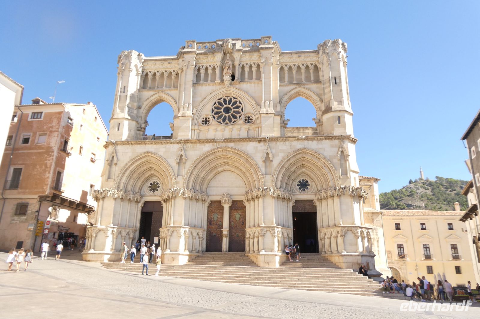 Kathedrale mit gotischem Portal in Cuenca