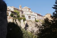 Blick von der Rückseite auf die Altstadt von Cuenca