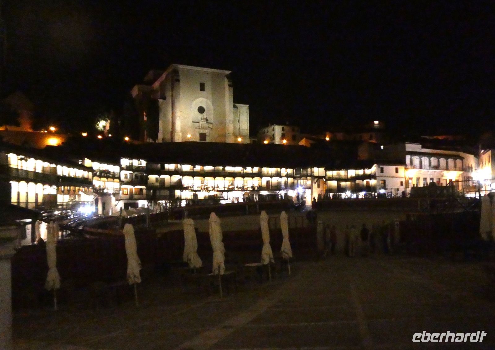 Plaza Mayor in Chinchon am Abend