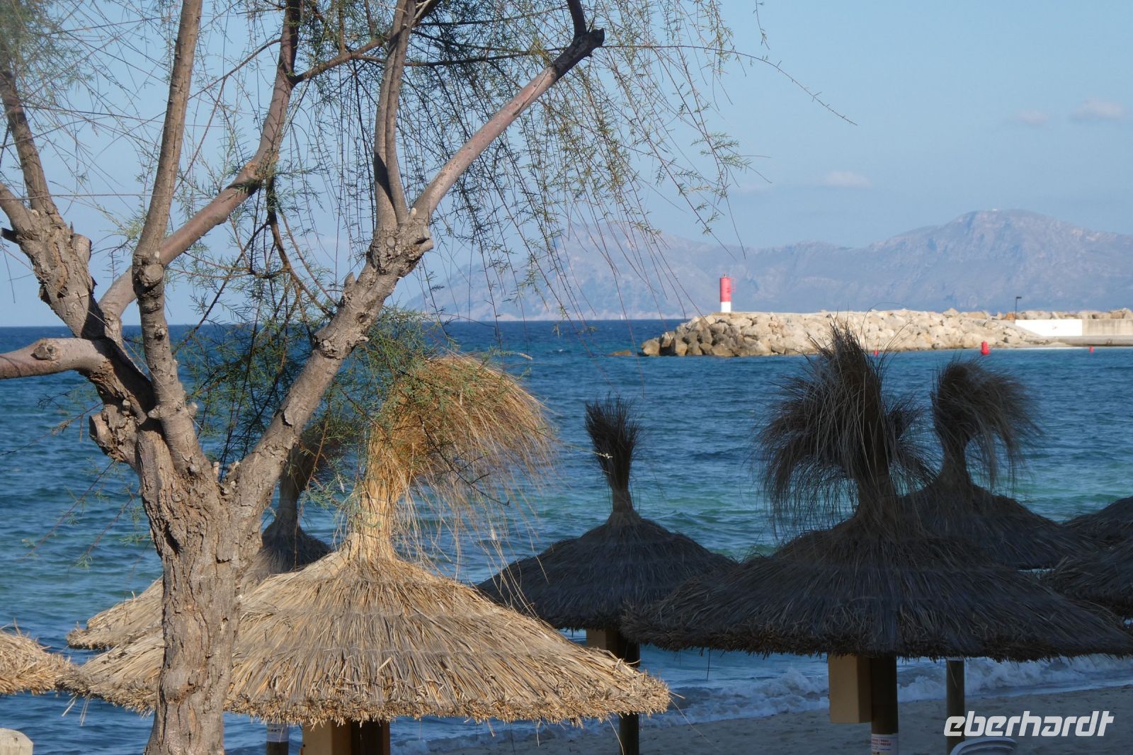 ein erster Blick zum Strand