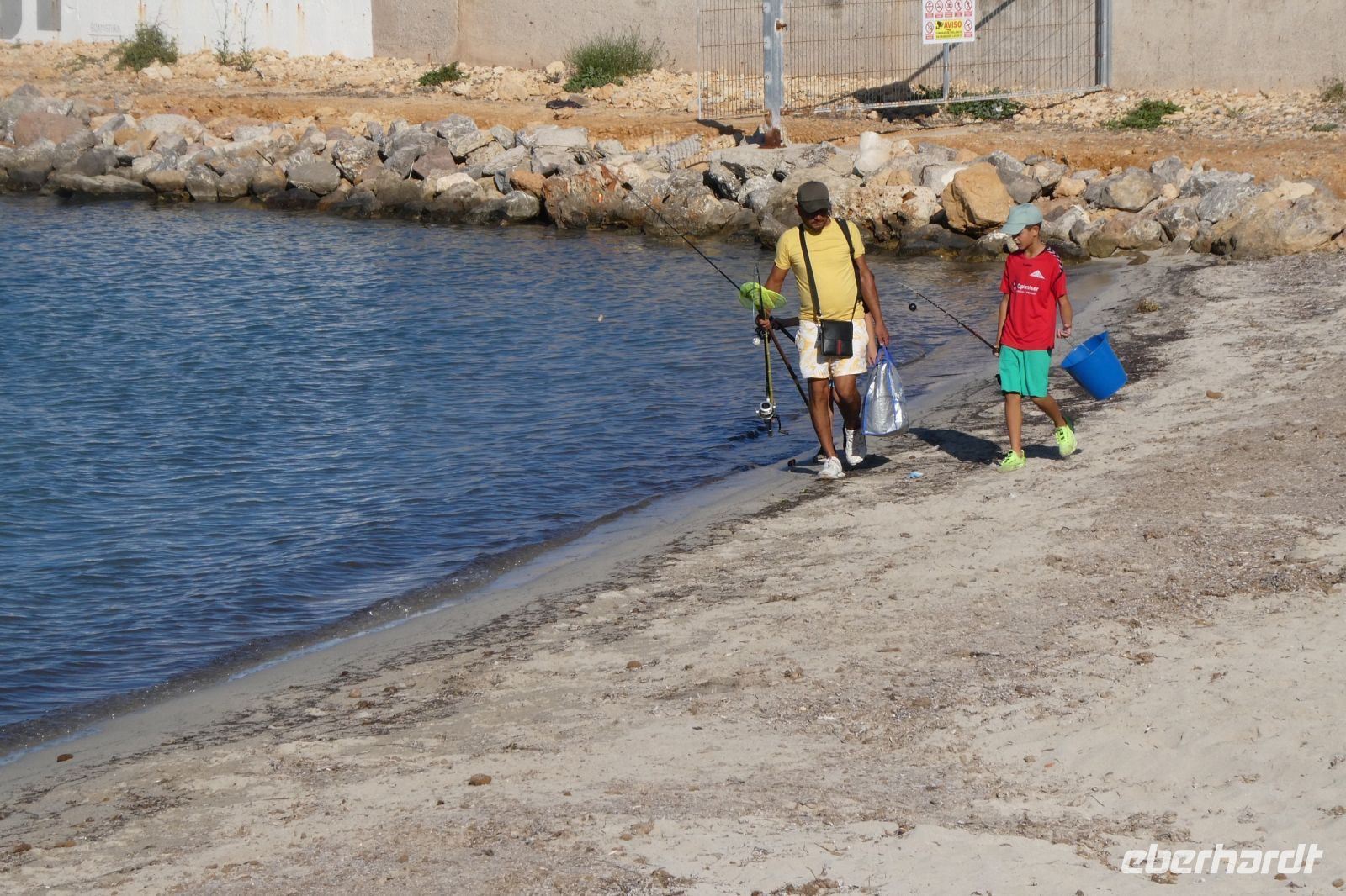 zurück vom Fischfang