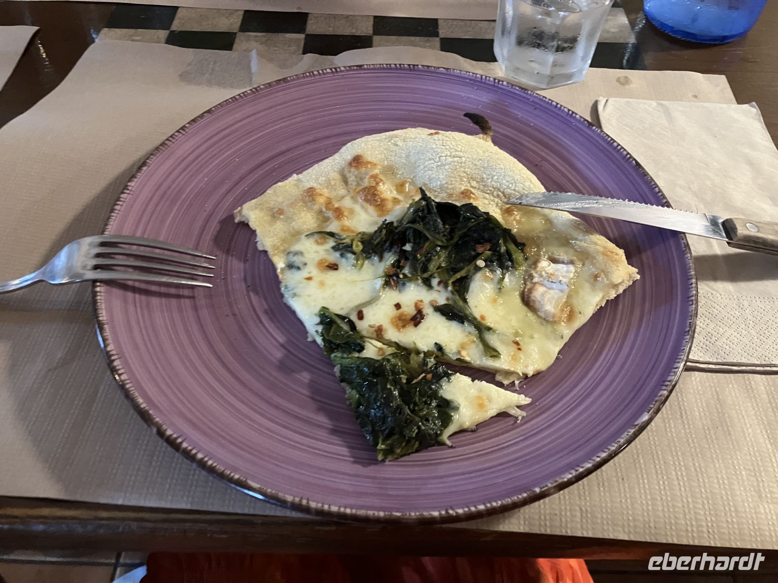 Pizza in Italien :-)