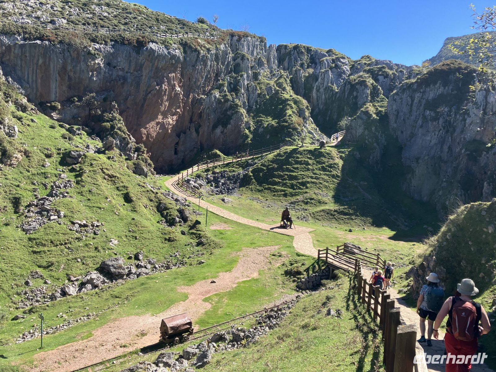 Blick auf die alten Minen Covadonga