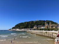 Blick aufs alte Casino und den Monte Urgull