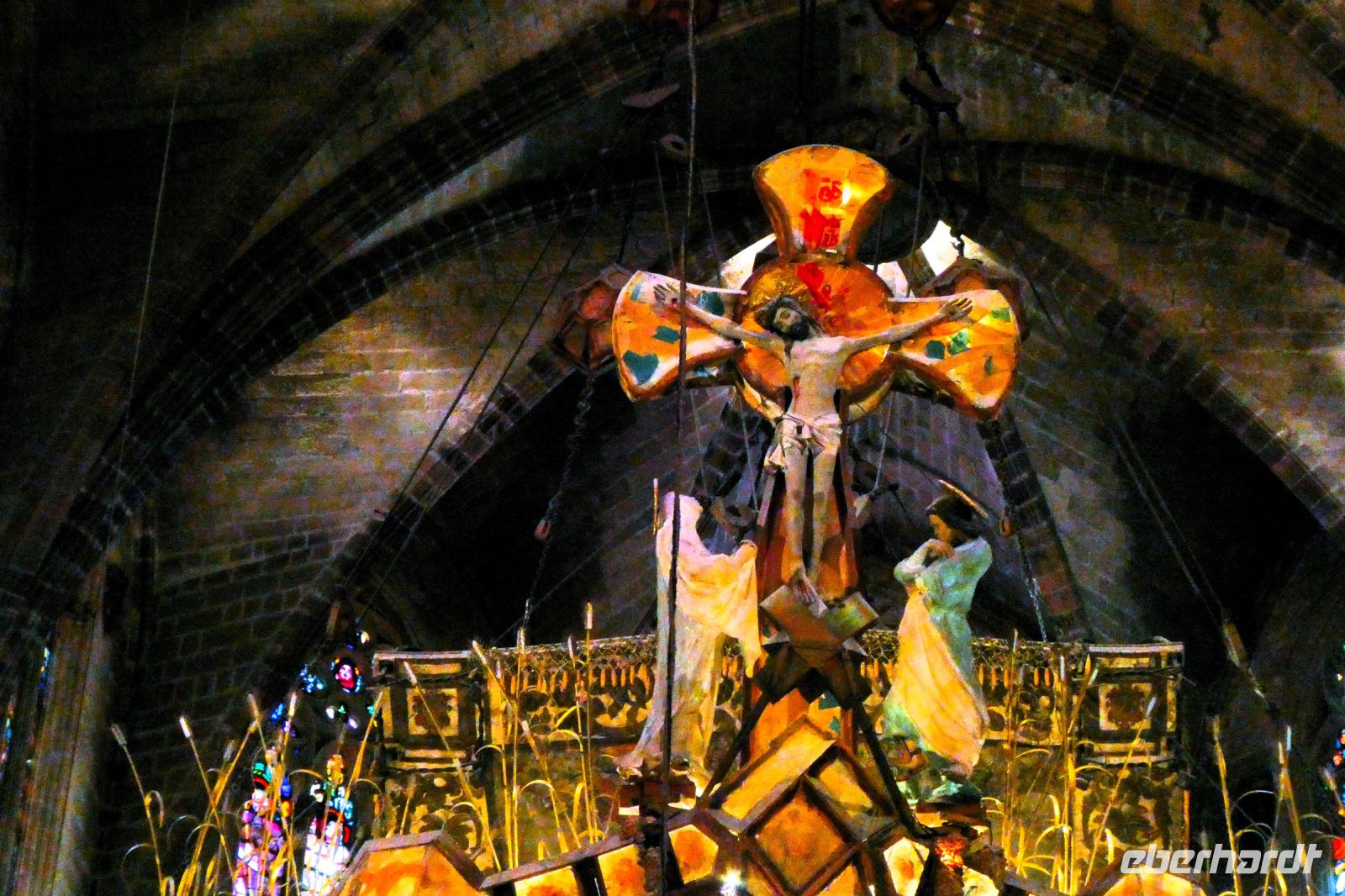 Detailaufnahme in der Kathedrale von Palma