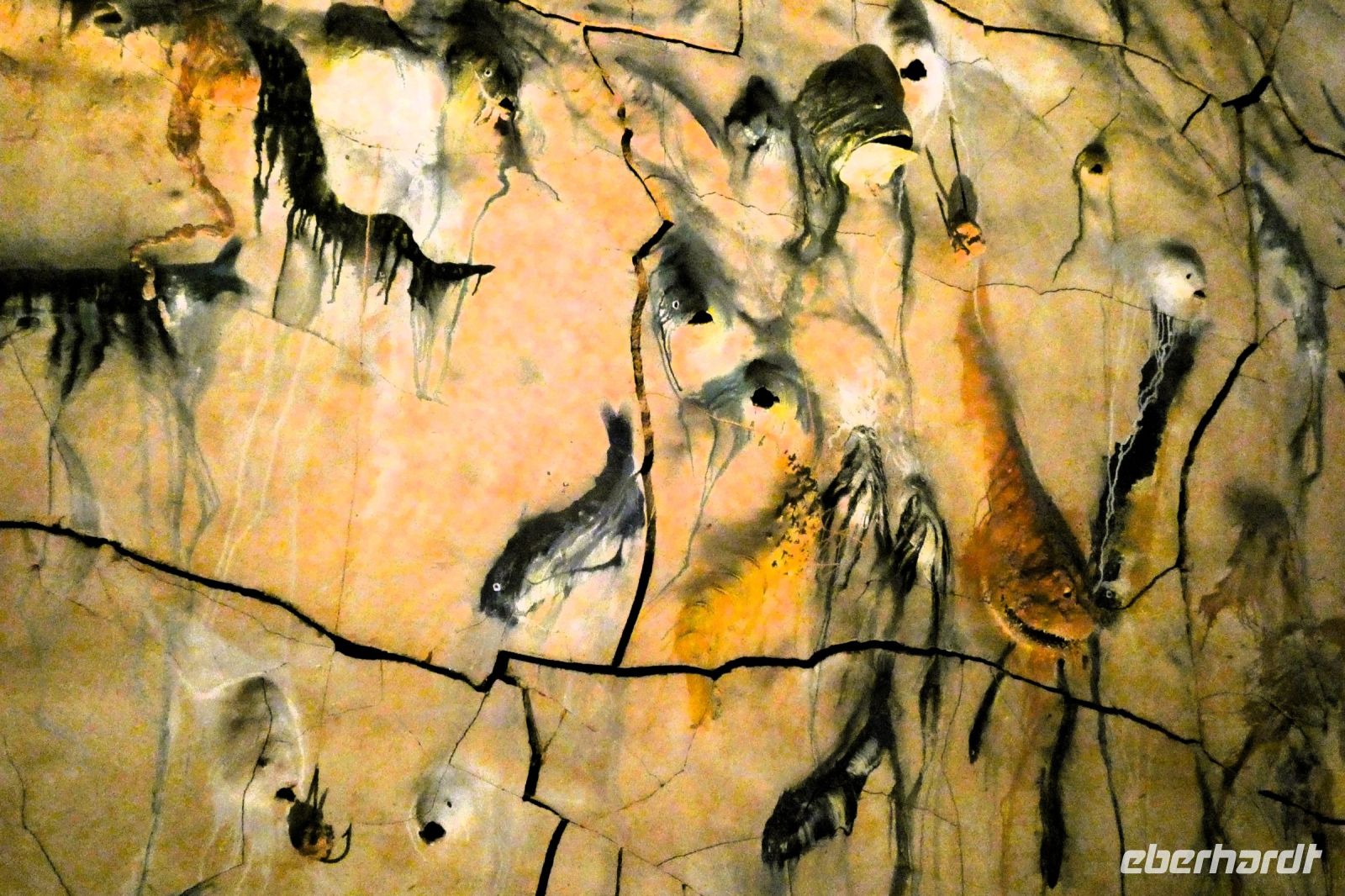 Teil der wundersamen Vermehrung von Brot und Fisch (Barceló)