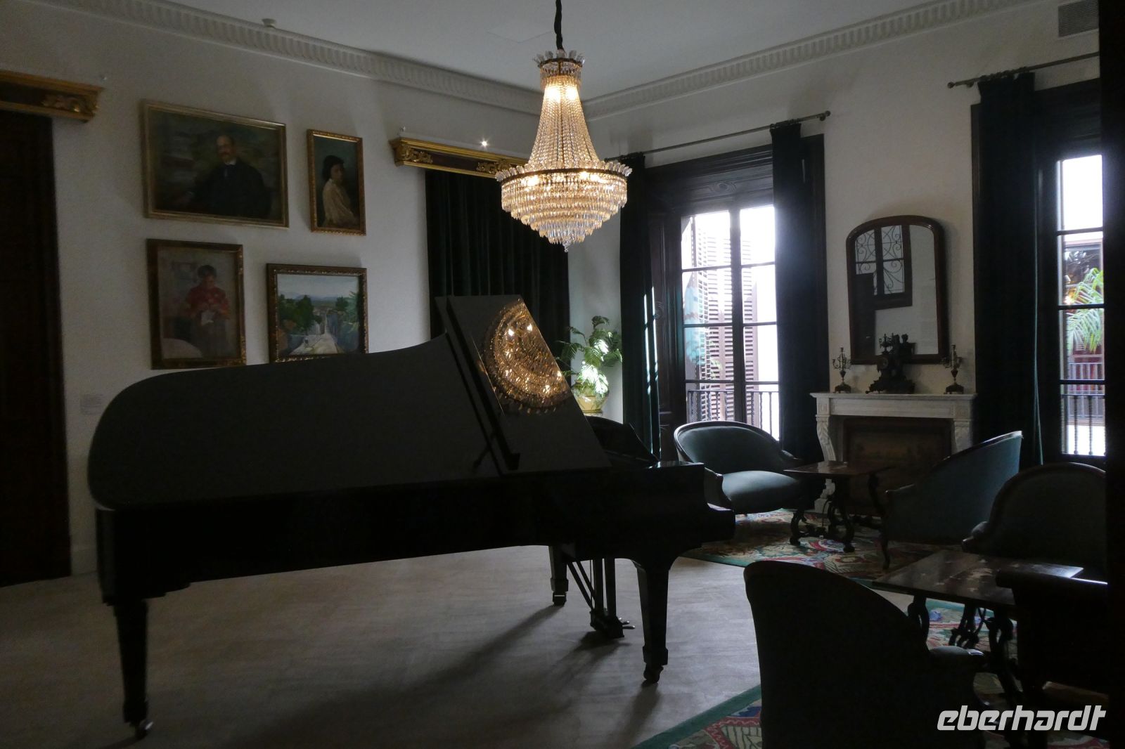 Musikzimmer der bürgerlichen Schicht von damals