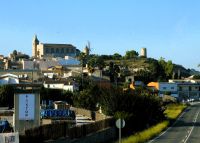 kleine Marktstadt auf dem Weg nach Sineu