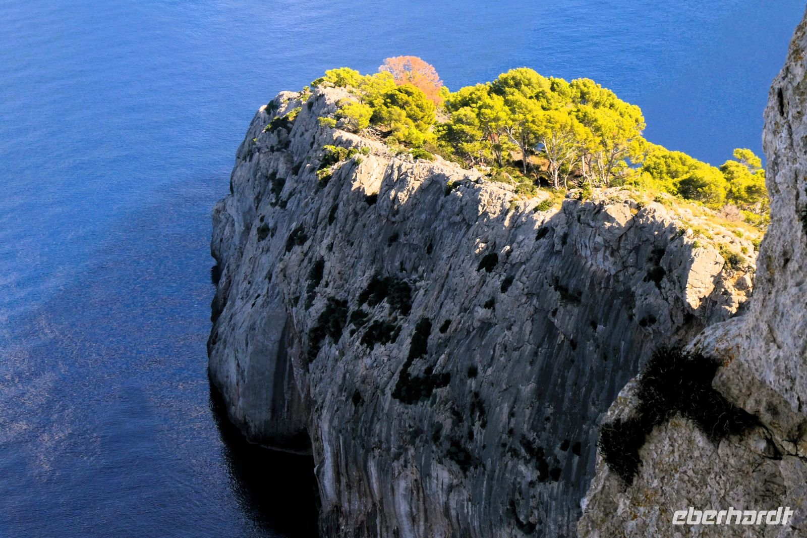 kontrastreicher Fels