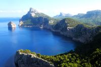 Blick vom Mirador Colomer auf Los Farollones