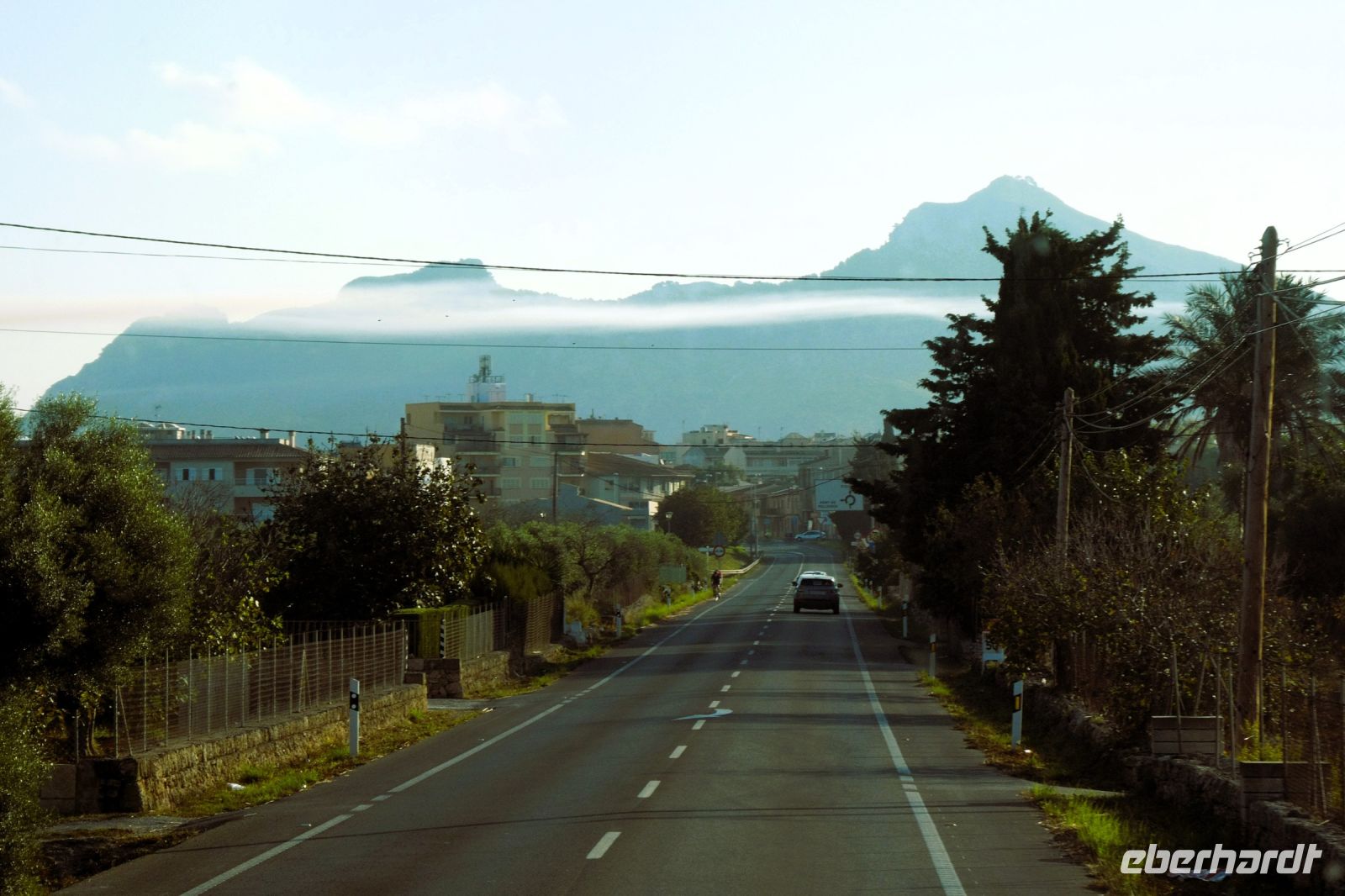 am Morgen in Richtung Nordost