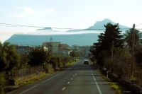 am Morgen in Richtung Nordost