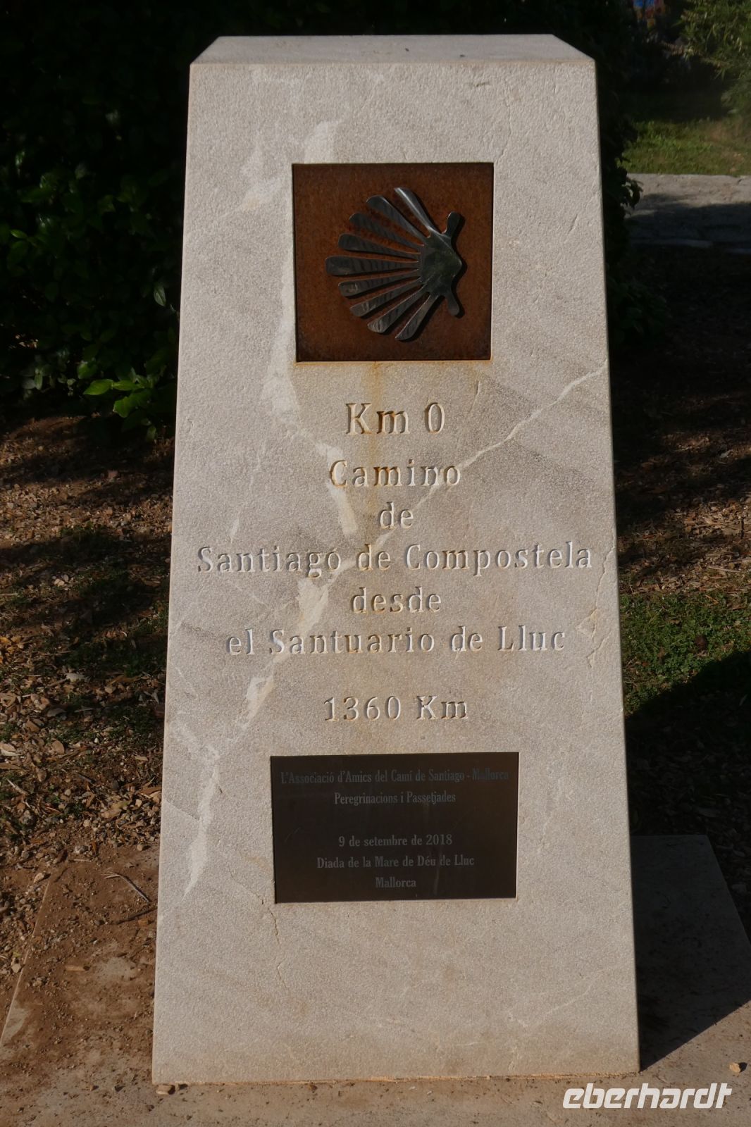 Beginn des Pilgerweges nach Santiago de Compostela