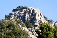 von der Natur geformte Kalkfelsen