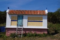 Hier ist der Hórreo zum Schlafzimmer umgestaltet