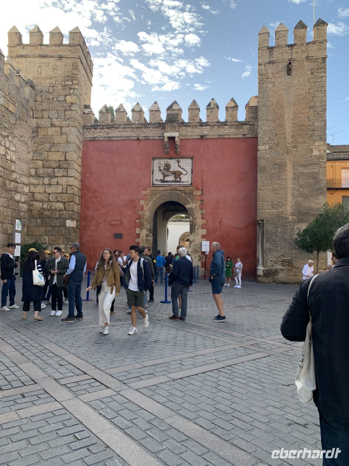 Eingang in den Alcázar in Sevilla