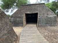 Modell der früheren Fischerhäuser